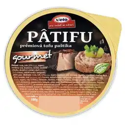 Tesco Veto Pâtifu Prémiová tofu paštika gourmet 100g nabídka