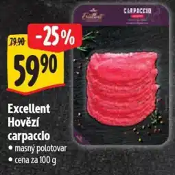 Albert Excellent Hovězí carpaccio nabídka
