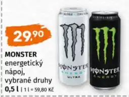 Terno MONSTER energetický nápoj vybrané druhy nabídka