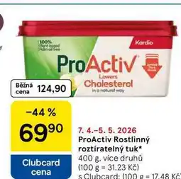 Tesco ProActiv Rostlinný roztíratelný tuk nabídka