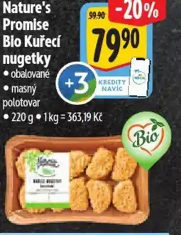 Albert Nature's Promise Bio Kuřecí nugetky nabídka