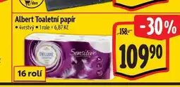Albert Albert Toaletní papír 4vrstvý 16 rolí nabídka
