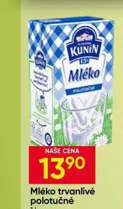 Hruška KUNÍN Mléko trvanlivé polotučné nabídka