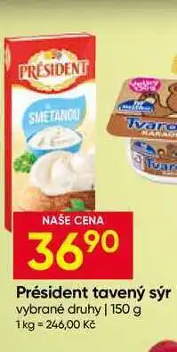 Hruška Président tavený sýr vybrané druhy nabídka