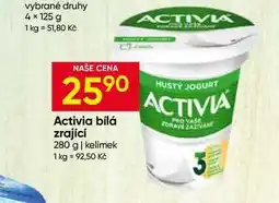 Hruška Activia bílá zrající 280 g kelimek nabídka