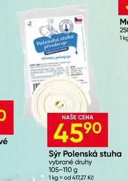 Hruška Sýr Polenská stuha vybrané druhy nabídka