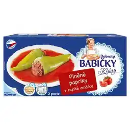 Hruška Nowaco Babiččiny plněné papriky s rajskou omáčkou 600g 450g nabídka