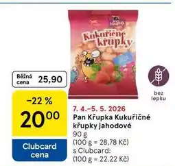 Tesco Pan Křupka Kukuřičné křupky jahodové nabídka