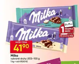 Hruška Milka White vybrané druhy nabídka