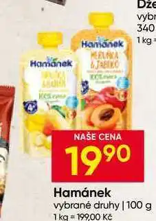 Hruška Hamánek vybrané druhy nabídka