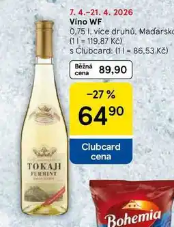 Tesco Víno WF nabídka