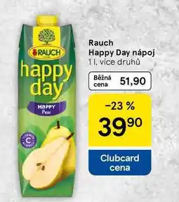 Tesco Нарру Pear Rauch Happy Day nápoj nabídka