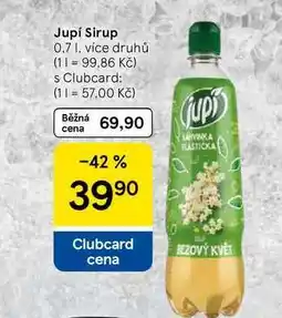 Tesco Jupi Sirup, 0,7 l, více druhů nabídka