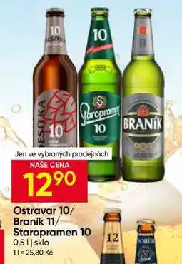 Hruška Braník 11°, 0,5l sklo nabídka
