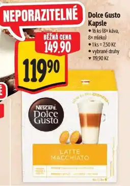 Albert Dolce Gusto Kapsle nabídka