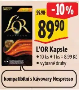 Albert L'OR Kapsle nabídka