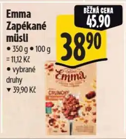 Albert Emma Zapékané müsli nabídka