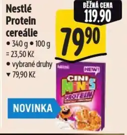 Albert Nestlé Protein cereálie nabídka