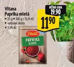 Albert Vitana Paprika mletá nabídka