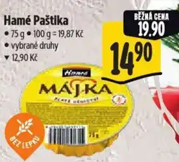 Albert Hamé Paštika nabídka