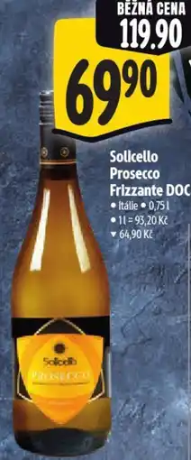 Albert Solicello Prosecco Frizzante DOC Itálie nabídka