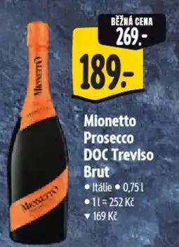 Albert Mionetto Prosecco DOC Treviso Brut nabídka