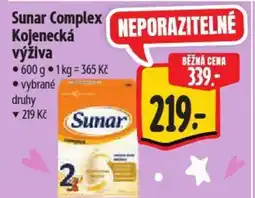 Albert Sunar Complex Kojenecká výživa nabídka