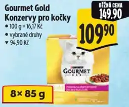 Albert Gourmet Gold Konzervy pro kočky nabídka
