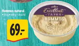Albert Hummus natural nabídka