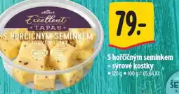 Albert S hořčičným semínkem sýrové kostky nabídka