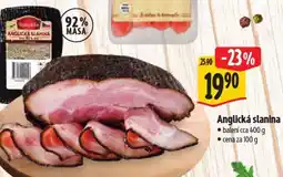 Albert Anglická slanina nabídka