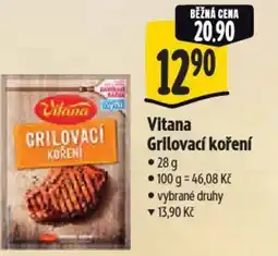 Albert Vitana Grilovací koření nabídka