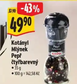 Albert Kotányi Mlýnek Pepř čtyřbarevný nabídka