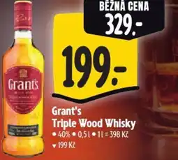 Albert Grant's Triple Wood Whisky nabídka