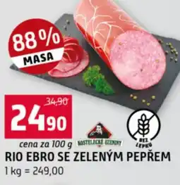 Terno Rio ebro se zeleným pepřem nabídka