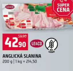 Terno Anglická slanina nabídka