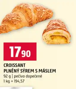 Terno Croissant plněný sýrem s máslem nabídka