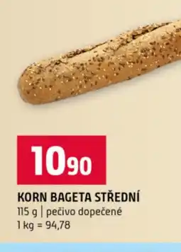 Terno Korn bageta střední nabídka