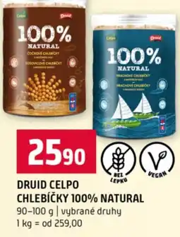 Terno Druid celpo chlebíčky 100% natural nabídka