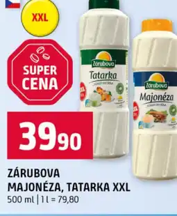 Terno Zárubova majonéza, tatarka xxl nabídka