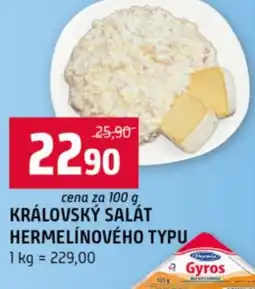 Terno Královský salát hermelínového typu nabídka