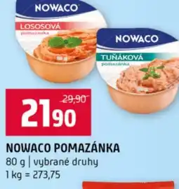 Terno Nowaco pomazánka nabídka