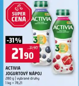 Terno Activia jogurtový nápoj nabídka