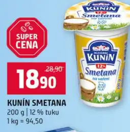 Terno Kunín smetana nabídka