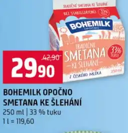 Terno Bohemilk opočno smetana ke šlehání nabídka