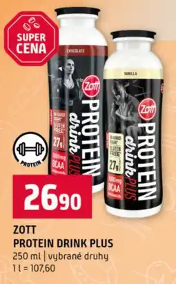 Terno Zott protein drink plus nabídka