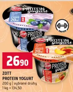 Terno Zott protein yogurt nabídka