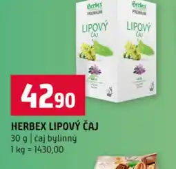 Terno Herbex lipový čaj nabídka