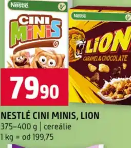 Terno Nestlé cini minis, lion nabídka