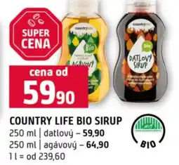 Terno Country life bio sirup nabídka